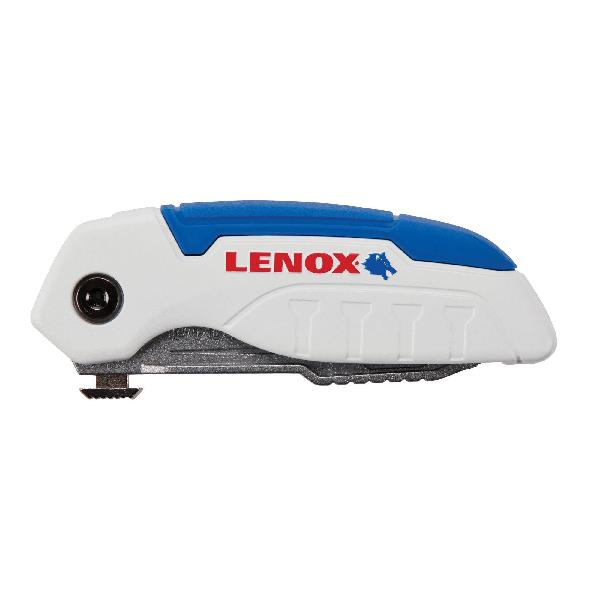 Utility Knife, Folding Retractable, 2-3/8 in Blade Length, Auto-Load Blade, Steel Blade, Push Button Blade Change Method, Blades Included: 3, Comfort Grip Handle, 4 in Handle, Aluminum Handle, 8.6 in Overall Length, 3-1/2 in Overall Width