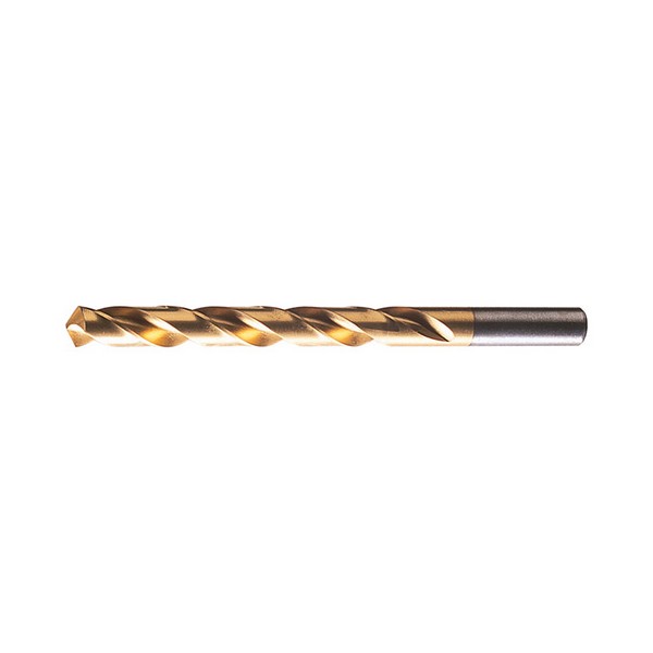 General Purpose Jobber Length Drill Bit, 8.00 mm Diameter, 75 mm Flute Length, 117 mm Overall Length, 118˚ Point Angle, HSS