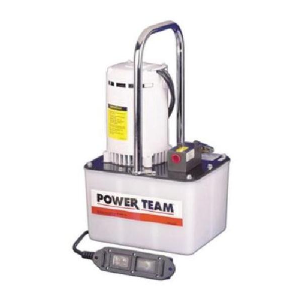 Electric Hydraulic Pump, Portable, Series: PE17, 2 Stage, 4.72 L Reservoir, 1/2 hp, 0 to 10000 psi Pressure, 220 VAC, 10 A, 50 Hz Frequency, 3450 rpm Speed, 9-1/4 in Overall Length, 11-3/8 in Overall Width, 18-1/2 in Overall Height