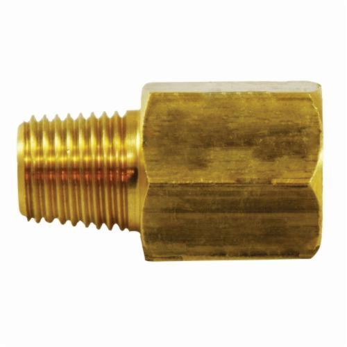 Adapter, Fitting/Connector Type: Adapter, 1 Inch Nominal, MBSPT x FNPT, Brass, Nickel Plated