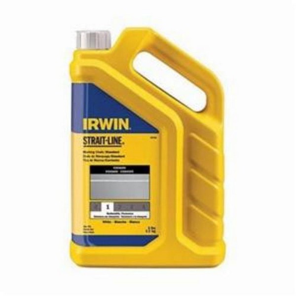Marking Chalk, Standard, White, 5 lb Capacity, Container Package Type, Odorless Odor/Scent