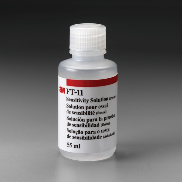 Sensitivity Solution, 55 mL Capacity, Bottle Package Type, Fit Test Protocol: Saccharin, For Use With: FT-10 Qualitative Fit Test Apparatus and FT-20 Training and Fit Testing Case