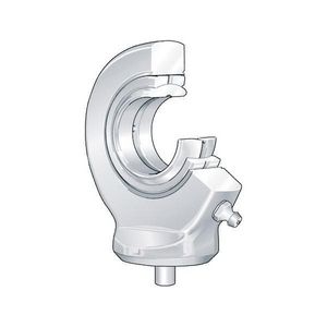 Hydraulic Rod End, Series: GK-DO, 25 mm Bore, 64 mm Outside Diameter, 20 mm Width, 45 mm Center Line Length, 70800 N Load, -60 to 200 deg C, Steel, 77 mm Length Dimensions