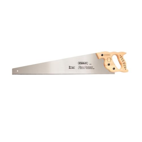 Hand Saw, Contractor Grade, 26 in Blade Length, 5/16 in Blade Width, Steel Blade, 11, Fine Finish Teeth, Steel Cutting Edge, Ergonomic Handle, Hardwood Handle, Plastic Pipe and Wood Material Application