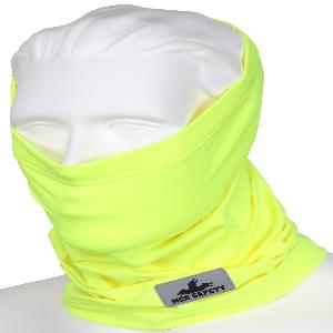 Neck Gaiter, Insulated, Universal Size, Hi-Viz Lime, Polyester, Fleece Lined Pattern