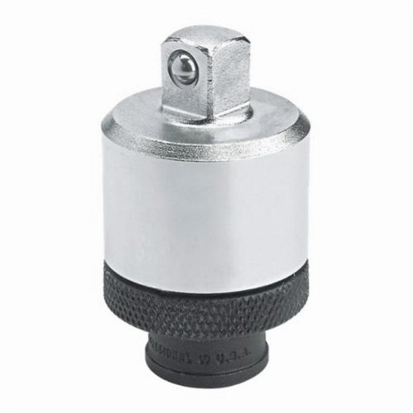 Ratchet Adapter, Measurement System: Imperial, 3/8 in Male Drive, 1-5/16 in Overall Length, Female x Male Adapter, Specifications Met: ASME B107.10M/B107.500, ANSI B107.10M, Federal GGG-W-641E, Alloy Steel, Polished Chrome