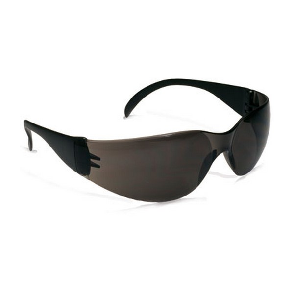 Protective Glasses, Lightweight, Series: Zenon Z12™, Unisex, Universal, Anti-Fog Lens Coating, Gray Lens, Rimless Frame, Black Frame, Polycarbonate Frame, Polycarbonate Lens, 99.9% UV Protection, Flexible Temple