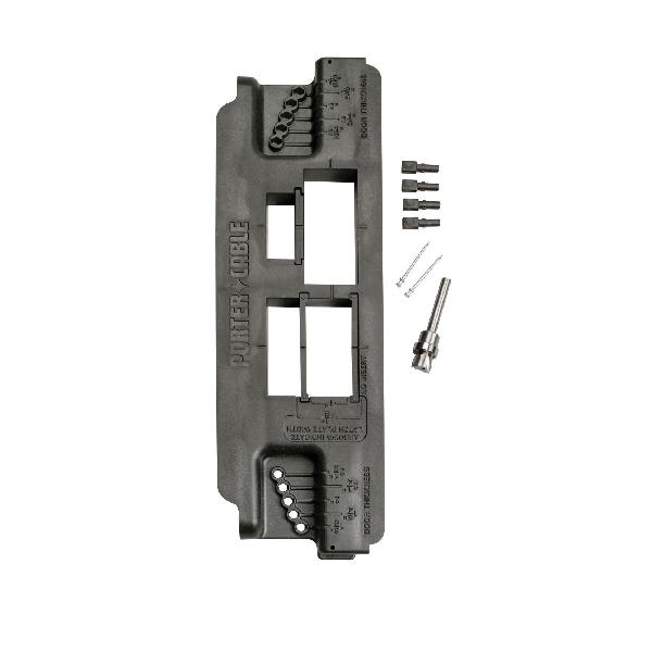 Strike and Latch Template, For Use With: Standard Router, Nylon, 15.87 in H x 7.5 in W x 1 in D Dimensions