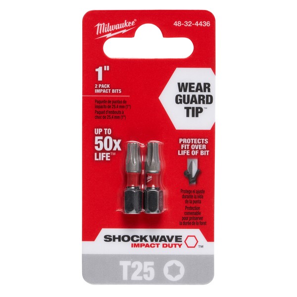 Combo Power Bit Kit, Single Ended, 2 Piece, Specifications: 2 in L, 1/4 in Hex Shank, Carbon Steel, Black Oxide