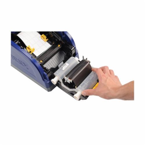 Printer Ribbon, 1-Color Heavy Duty, Series: B30 R10000, 200 Foot Length, 4.33 Inch Width, For Use With: BBP®30/33 Label Printer, BBP®31 Sign and Label Printer, BBP®35 Multi-Color Sign and Label Printer, BBP®37 Color and Cut Sign and Label Printer, Resin, Yellow