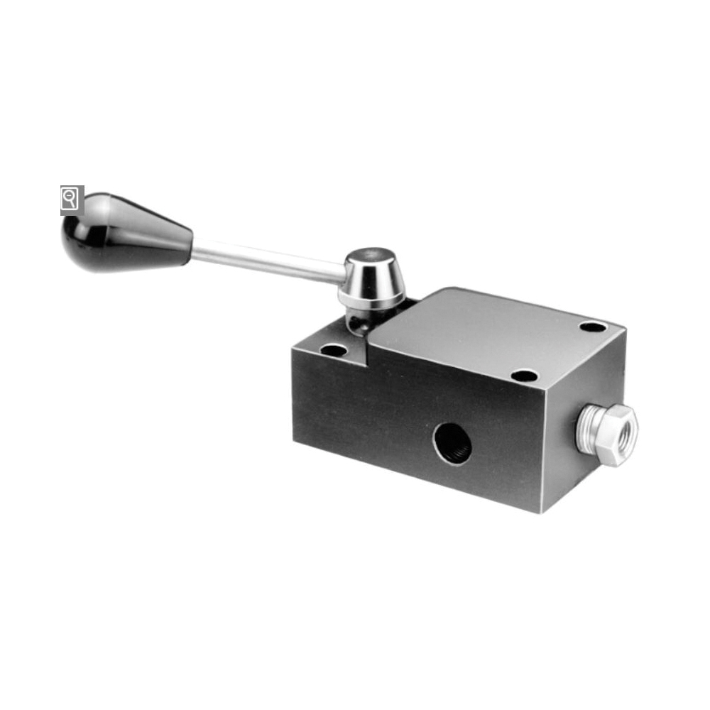 Pump Mounted Valve, Manual, 3/8 in NPTF Port, 10000 psi Pressure, 3-Way Ports/Ways, Media: Oil, Lever Operated Actuation, Steel Body