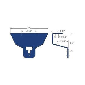 Belt Saver Idler Bracket, Drop, For Use With: CEMA C/D Idler, 9 Inch Length x 4-1/2 Inch Height Dimensions