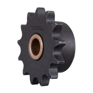 Bronze Bearing Idler Sprocket, Type B, 1/2 Inch Bore, 1.989 Inch Outside Diameter, #35 Chain, 15 Teeth, 3/8 Inch Pitch, 1.804 Inch Pitch Diameter, 1.343 Inch Diameter Hub, 3/4 Inch Length Through Bore, Steel