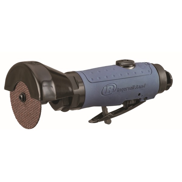 Air Reversible Cut-off Tool, Type 1 Heavy Duty, 3 in Wheel Diameter, 1-1/16 in Maximum Wheel Thickness, 20000 RPM Speed, 26 cfm Air Flow, 92.1 dBA Pressure Level/103.1 dBA Power Level Sound Level, 8.2 in L Dimensions