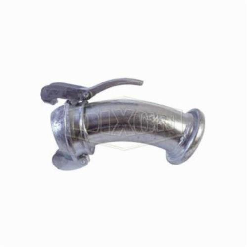 Quick Connect Elbow, Type B, Fitting/Connector Type: 45° Elbow, 6 Inch Nominal, Female x Male, Steel, Galvanized, Domestic
