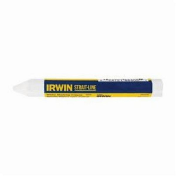 Lumber Crayon, Wax, White, 4-1/2 in L Dimensions