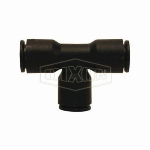 Push-In Union Tee, 6 mm Nominal, Tube, 290 psi, -4 to 175 °F, Nylon, Black, Domestic