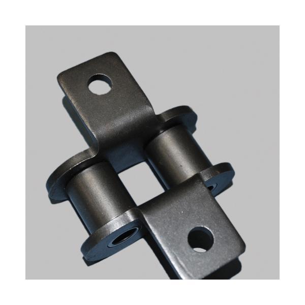 Roller Link, Double Pitch Oversize, C2042 Chain, 1 in Pitch, 0.717 in Overall Width, 0.156 in Pin Dia, 0.472 in H Link Plate, 0.059 in THK Link Plate, Carbon Steel