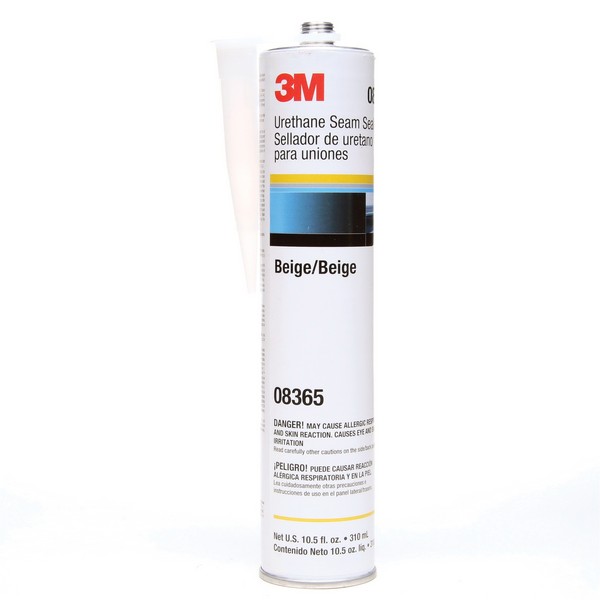 Urethane Seam Sealer, 310 mL Container, Cartridge Container, Paste Form, Beige, Solvent Odor/Scent
