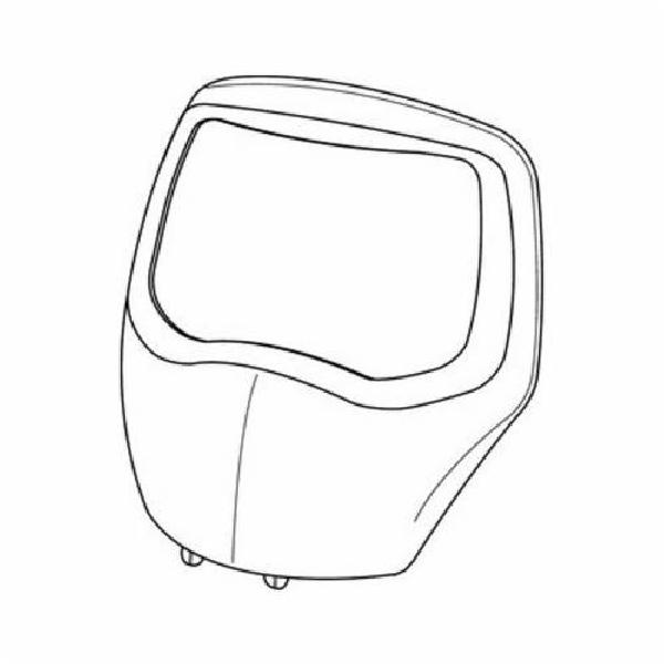 Front Frame, Replacement, For Use With: 100 Series Welding Helmets, Silver