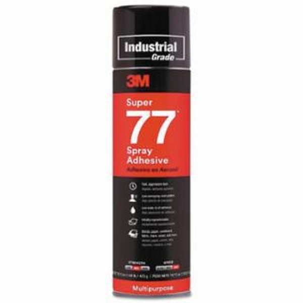Multi-Purpose Spray Adhesive, 24 Ounce Aerosol Can, Liquid, Clear