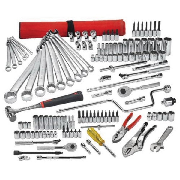 Starter Tool Set, SAE, 1/4 in, 3/8 in Drive, 126 Piece, For Use With: 1/16 to 1 in Fastener, ANSI Specified Specifications Met