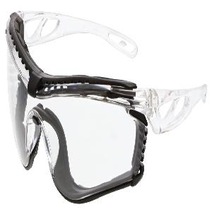 Safety Glasses, Series: Checklite® 5, MAX6® Anti-Fog Lens Coating, Clear Lens, Hollowed Out/Lightweight Frame, Hybrid Temple, Specifications Met: ANSI Z87+/Z87.1