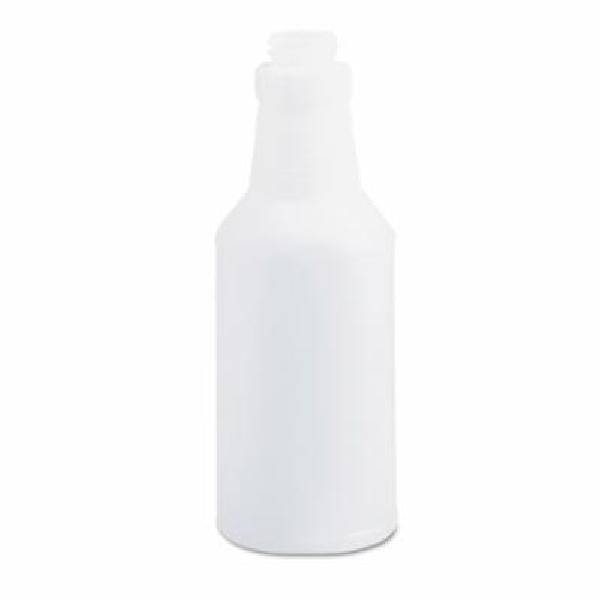 Spray Bottle, Embossed, 24 oz Capacity, HDPE, Clear