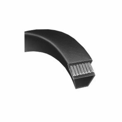 V-Belt, Multi, B Section Size, 0.66 Inch Top Width, 96 Inch Outside Length, 0.41 Inch Thickness, 1 Ribs, 4.41 Inch Minimum Pulley Diameter, -1 to 158 °F, Rubber
