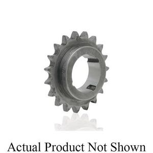 Roller Chain Sprocket, Taper-Lock®, 40 Chain, 17 Teeth, 2.721 Inch, Low-Carbon Steel