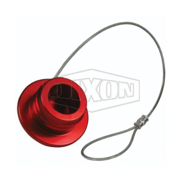 Engine Oil Nozzle Plug, Series: R Series, Aluminum, Anodized, Red, Domestic