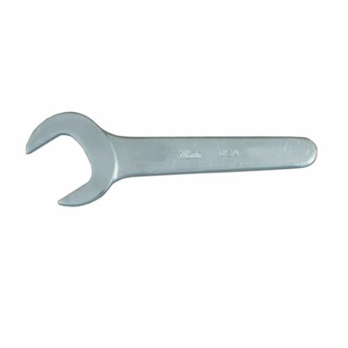Service/Pump Wrench, Thin Pattern, Series: BD6, Measurement System: Metric, 42 mm Wrench Opening, 201.7 mm Overall Length, Open End Head, 30° Head, 66.7 mm Head Width, 30° Offset, 7.1 mm Head Thickness, Flat Handle, Forged Alloy Steel, Polished Chrome