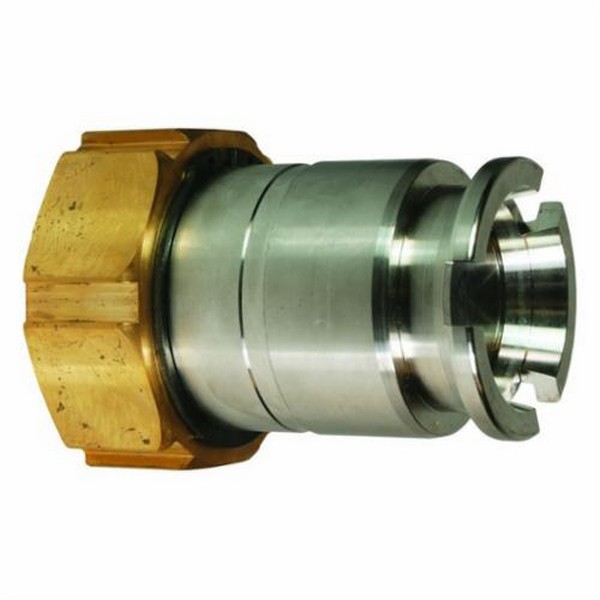 Dry Gas Quick Disconnect Adapter, Tank Unit, Series: MannTek, Adapter Fitting/Connector, 1-3/4 Inch Nominal, Quick Disconnect Coupler x Female End Style, 360 psi Pressure, 70 °F, 316 Stainless Steel