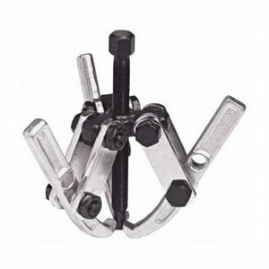 Gear Puller, 2 ton, 3-1/2 in Max Reach, 4 in Max Spread, 3 Jaws, 4 in Overall Length, 3/8-24 x 4-3/4 in Screw, Yes Reversible, Alloy Steel