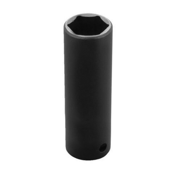 Socket, Deep Length Thin Wall, Yes Impact Rated, Measurement System: Metric, Square Drive, 3/8 in Drive, 13 mm Socket, 50.8 mm Overall Length, 10.5 mm Opening Depth, 18 mm Drive End Width, 18 mm Socket End Width, Side Locking Hole Locking, 6 Points,