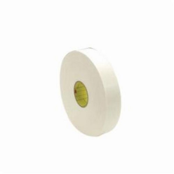 Double Coated Foam Tape, 36 yd Length, 54 Inch Width, 1/16 Inch Thickness , White, Rubber Adhesive, Polyethylene Foam Backing