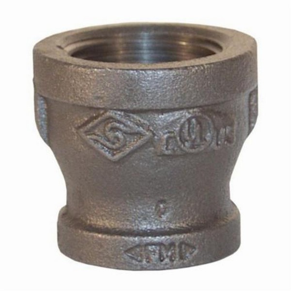 Bell Reducer, Fitting/Connector Type: Reducer, 2 x 1 Inch Nominal, FNPT, 300 lb, Iron