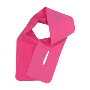 Cooling Neck Wrap, Anti-Microbial Evaporative, Series: 393-650, Universal Size, Neon Pink, PVA, 30 s Soaking, Slit Closure