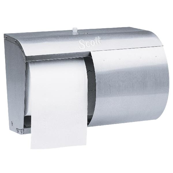Bathroom Tissue Dispenser, Coreless Double Roll, 7.13 in Overall Length, 10.13 in Overall Width, 6.38 in Overall Height, Wall Mounting, Stainless Steel, Stainless Steel Finish/Color, Import