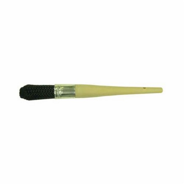 Parts Cleaning Brush, Chisel Trim, 1 in Brush, Nylon Brush, Stainless Steel Ferrule, Foam Handle