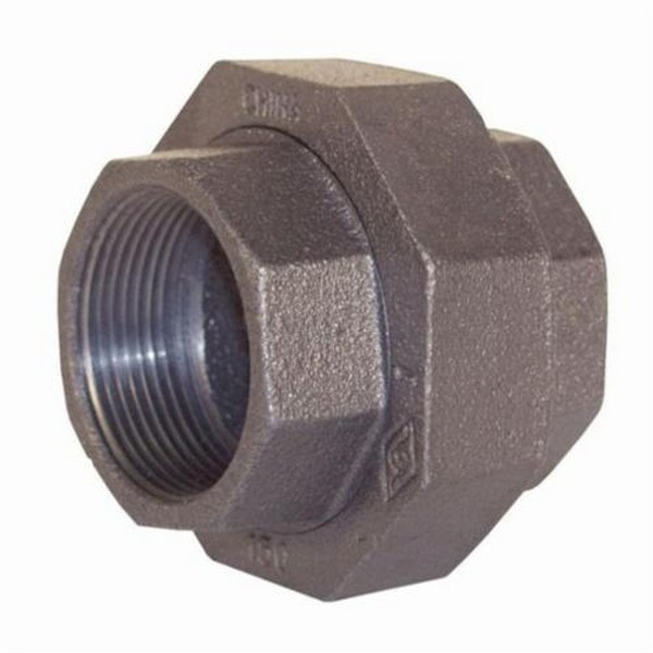Pipe Union, Fitting/Connector Type: Union, 1 Inch Nominal, FNPT, 300 lb, Iron