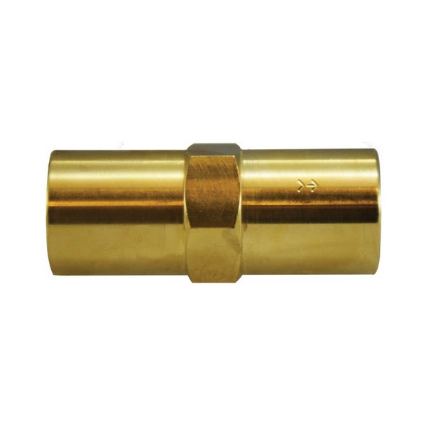 Check Valve, 3/4 Inch Nominal Size, FIP, 500 psi, 180 °F, Media: Air/Inert Gas/Water, Brass Body, Buna-N® Seal