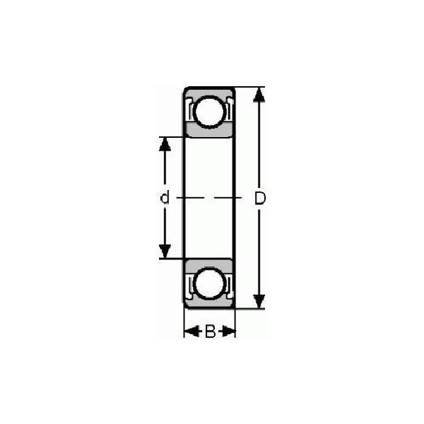 Ball Bearing, Deep Groove, 55 mm Bore, 100 mm Outside Diameter, 1 Rows, 21 mm Width