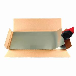 Tool Wrap, 321 Soft Annealed Stainless Steel, 0.002 in Thickness, 12 in Width, 24 in Length
