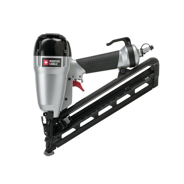 Finish Nailer Kit, Angled, Kit, 1 to 2-1/2 in Fastener, Paper Collation, 33 to 34 °Collation, 100 Nails Magazine, Rear Load Loading, Sequential Actuation Trigger, Non-Marring Tip, 0.06 cfm Air Flow, 70 to 120 psi Air, 1/4 in NPT Air Inlet, Adjustable