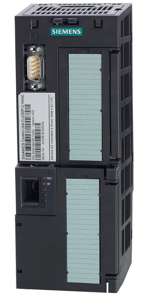Control Unit, Series: G120, Function: 6 DI/3 DO/4 AI/2 AO, IP20/Open Enclosure, 14 to 140 °F, 73 mm W x 65.5 mm D x 199 mm H