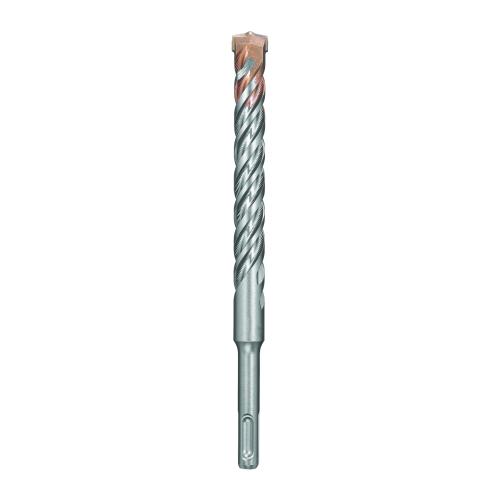 Masonry Drill Bit, 2-Cutter, 27/32 in Drill Bit, Round Cutting, 8 in Overall Length, 6 in Cutting Depth, 4 Flutes, Spiral Flute, 6 in Flute Length, 25/64 in Shank, SDS-Plus® Shank, Rock Carbide® Point, Right Hand Cutting Direction, Carbide Cutting Ed