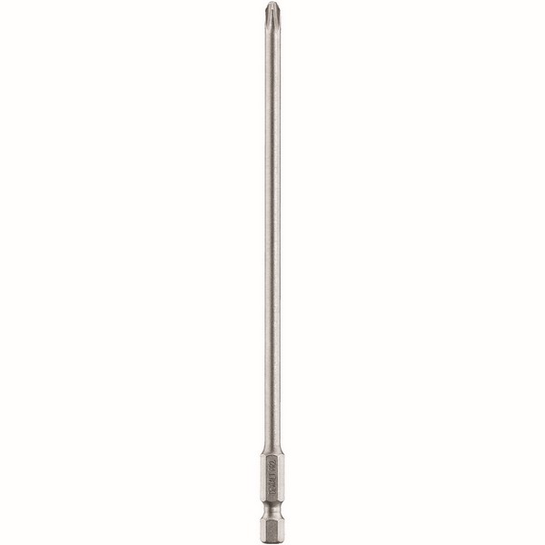 Screwdriver Bit, Standard, #2 Point, Phillips® Point, 6 in Overall Length, Hex Shank, 43104 in Shank, Steel