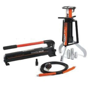 Hydraulic Pullers Bundle, 2-Jaw, Series: PTPHC, Specifications: 25 ton Capacity, 9 Piece