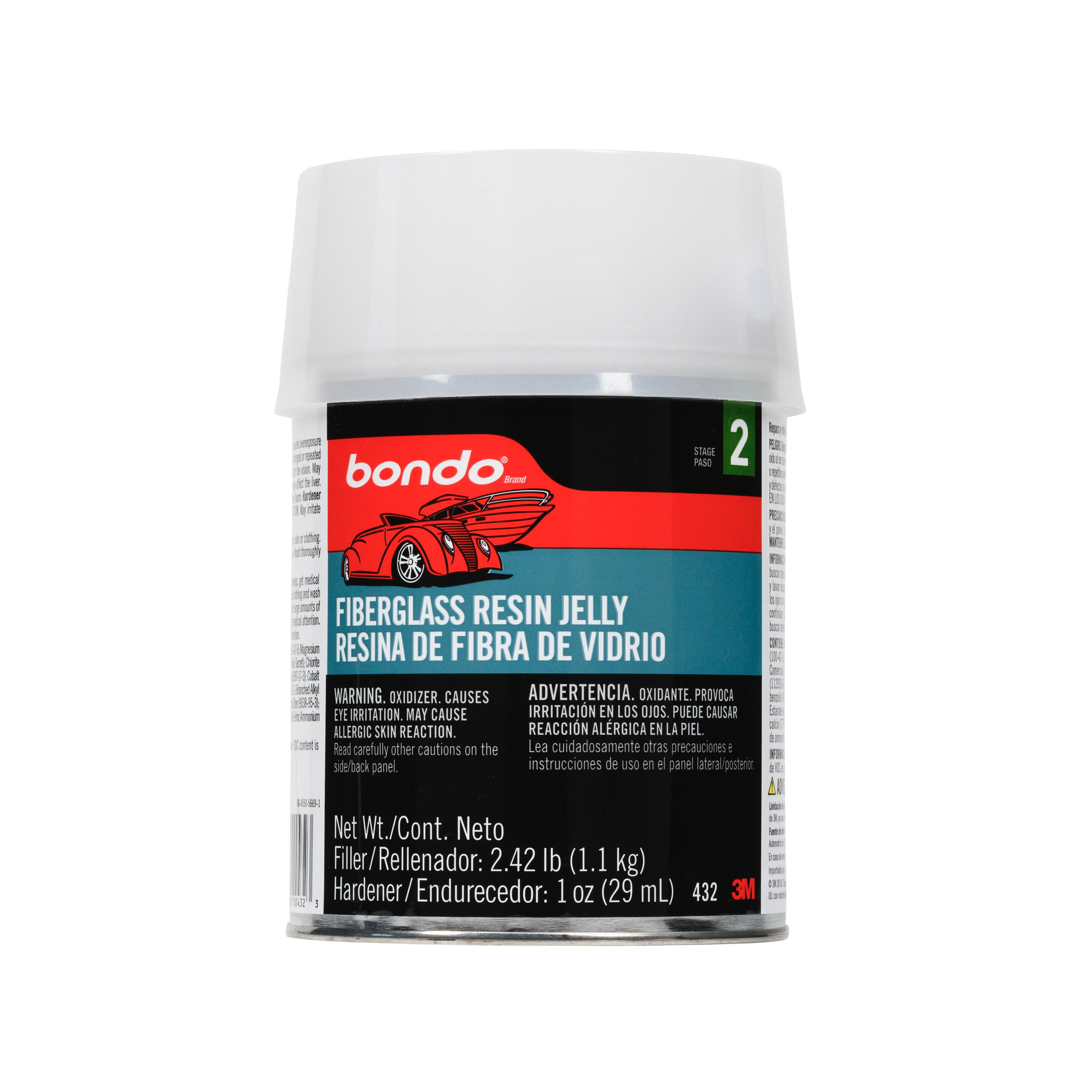 Fiberglass Resin, 1 qt Container, Can Container